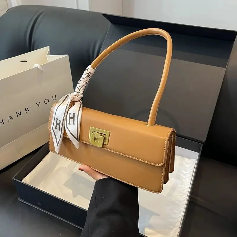 

Miracle Kira 2023 Autumn and Winter New Fashion Women's Bag Solid Color Versatile Retro Shoulder Bag Underarm Bag Free Shipping
