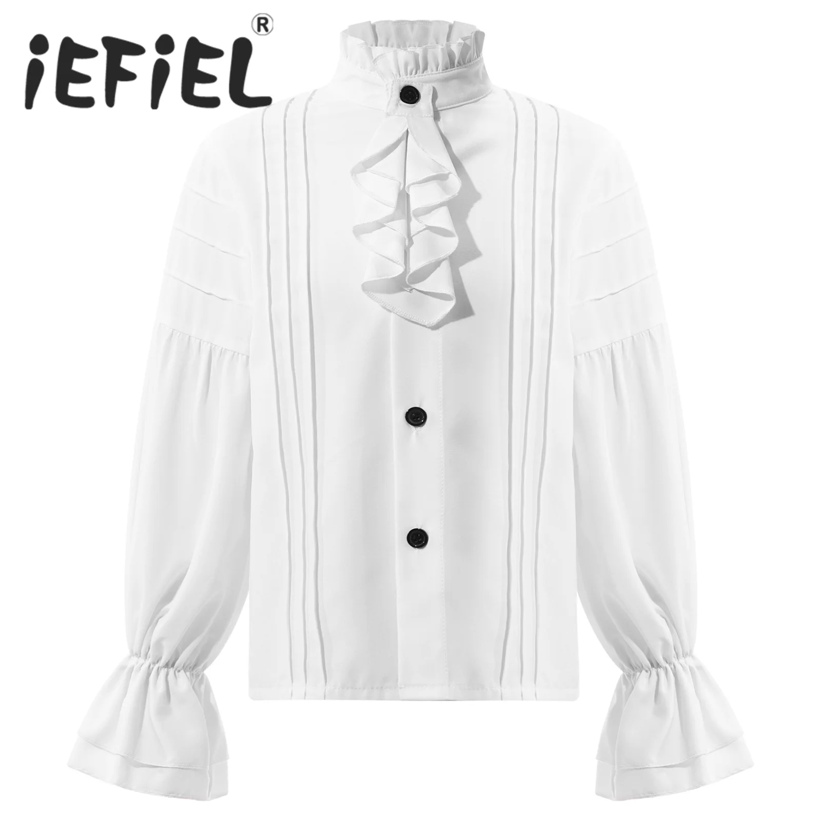 Детская Классическая Ретро-рубашка для косплея на Хэллоуин средневековая