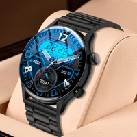 lige nfc bluetooth call smartwatch men 1 3 inch amoled 360360 screen support always on display new smart watch password unlock