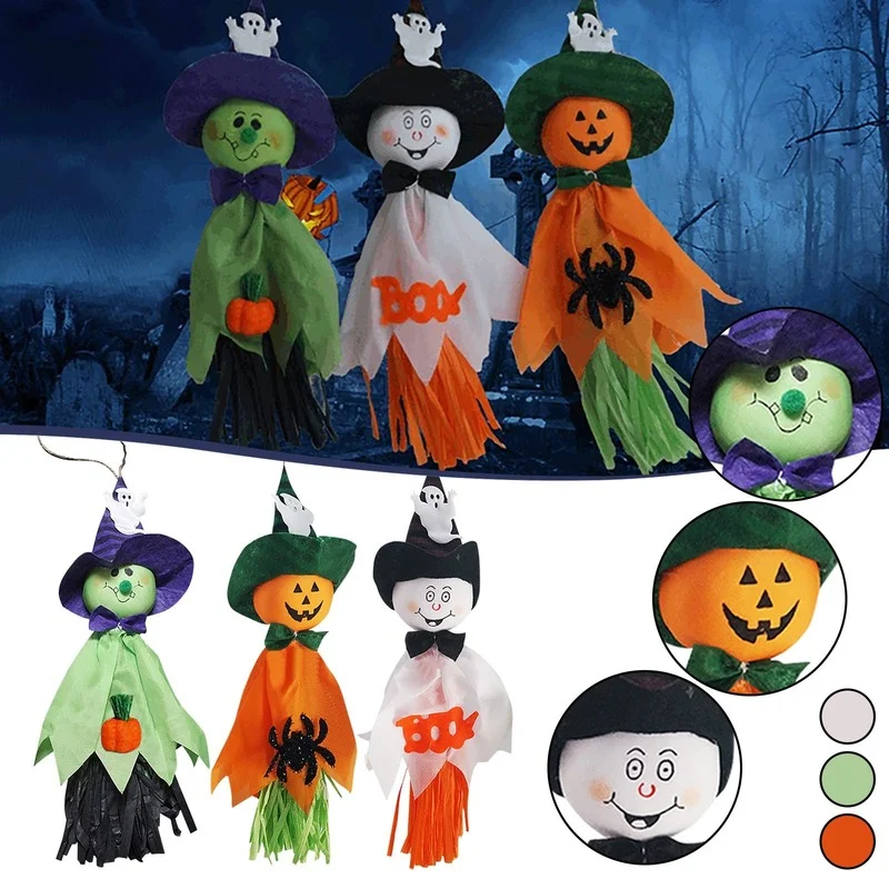 

1 шт. привидение на Хэллоуин, подвесное украшение для помещений/улицы, товары для вечерние, подвесная гирлянда, украшение для вечевечерние Н...