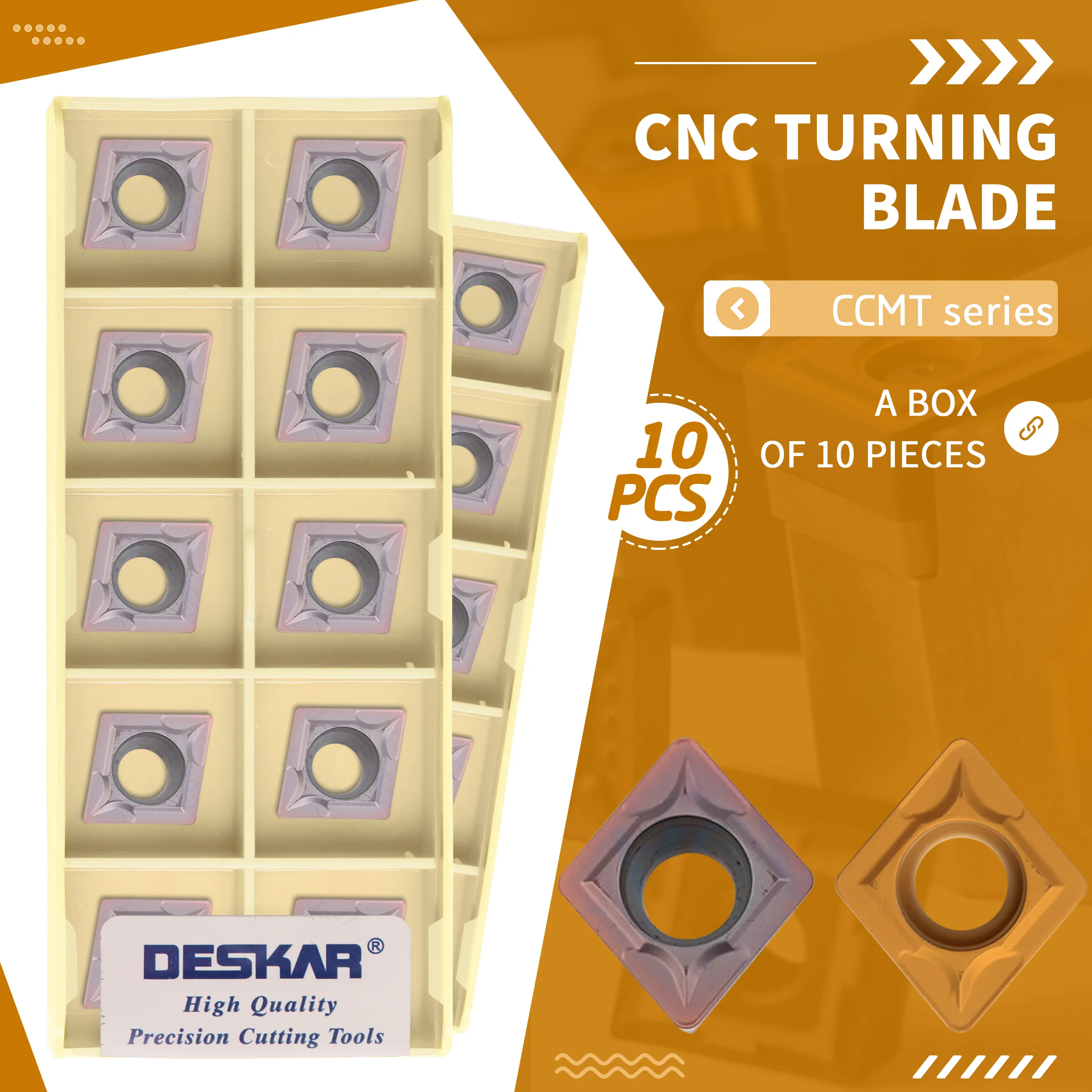 

CCMT09T304 CCMT09T308 LF6018 LF9018 High quality Turning Cutting inserts CNC turning tools Carbide alloy cutting turning blades