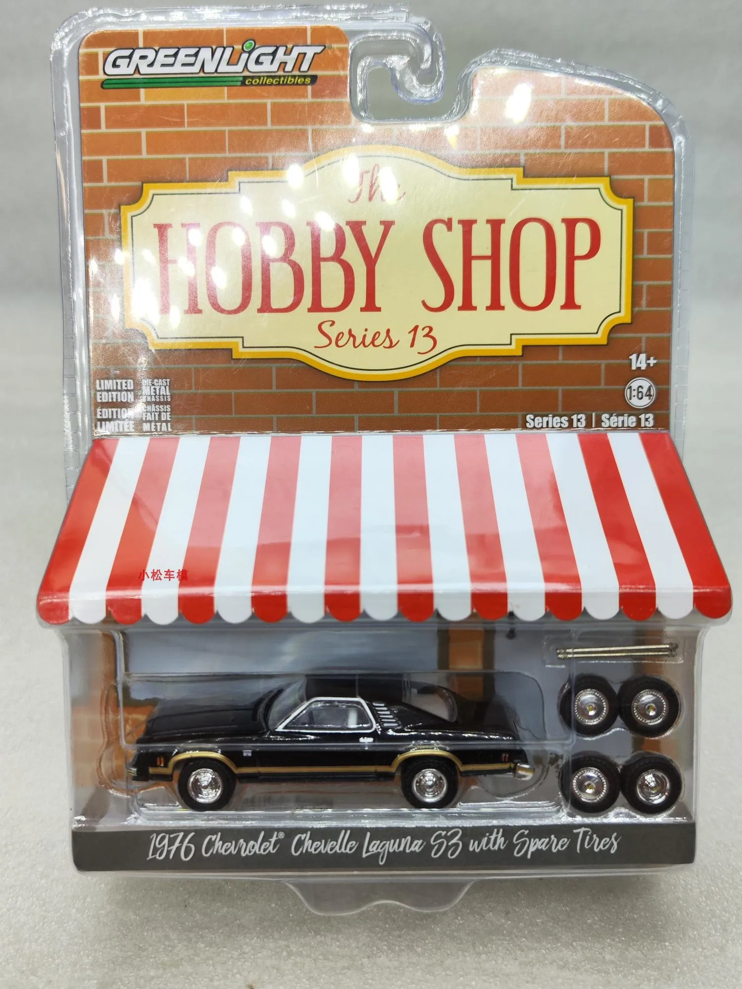 

Model1:64 1976 Chevrolet Laguna S3 Spare Tire Car Model