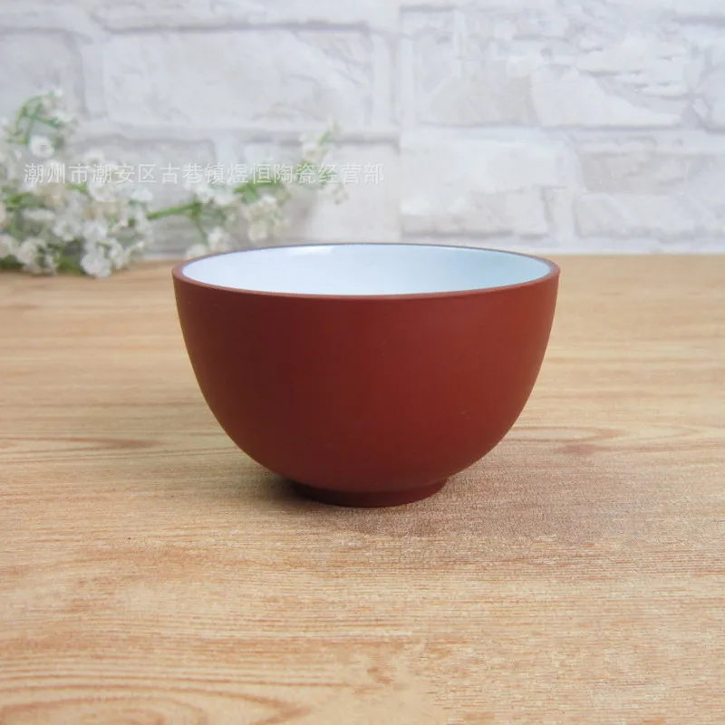 Акция! 6 шт. чайный набор из фиолетовой глины 120 мл |