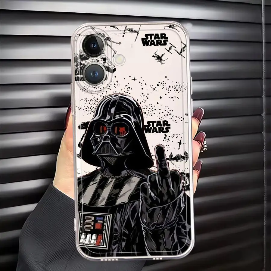 Чехол S-Stars Wars для iPhone 17 Pro Max 14 Plus 11 XS Max XR 16 15 7 8 12 Mini Air 13 Pro, мягкий чехол для телефона (art.: 3920d7b7e65bb) - 3920d7b7e65bb