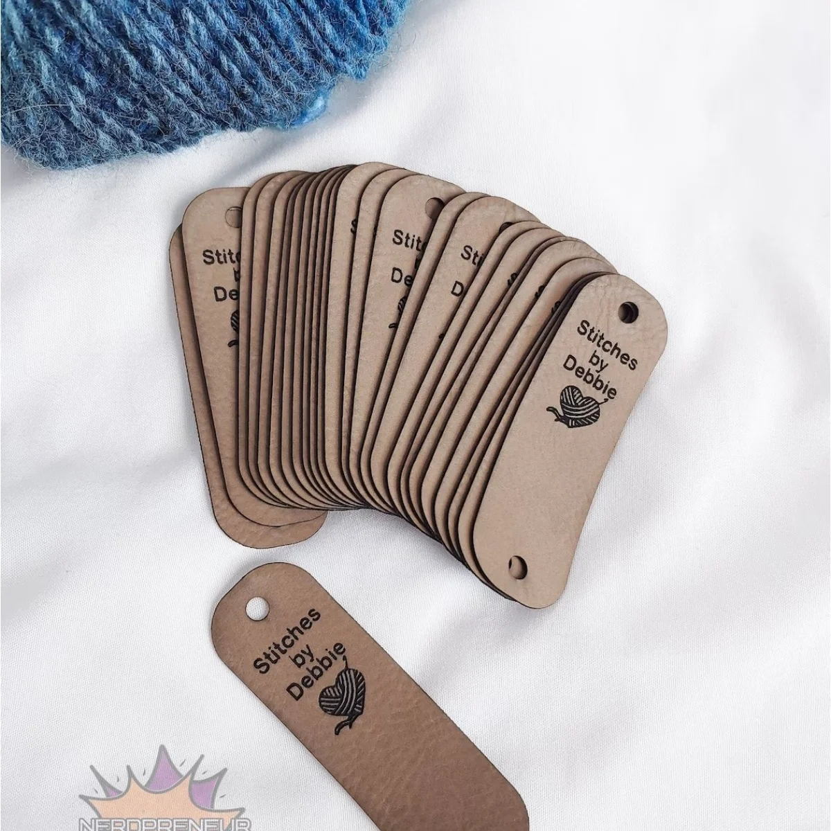 Логотип на заказ Chicago винтовые складные бирки 2 75 X 85 дюймов искусственная кожа