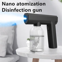 300ml hand held electric disinfection gun blue light spray wireless sanitizer sprayer rechargeable for home office garden tools