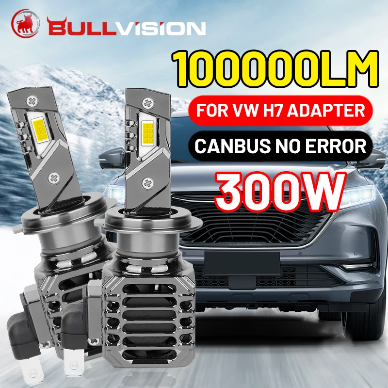 

Car LED Headlight H7 LED H4 H1 H8 H11 HB3 HB4 9005 9006 9012 6000K 300W 100000LM Auto LED Lamp Turbo Fog Light 12V High Low Beam