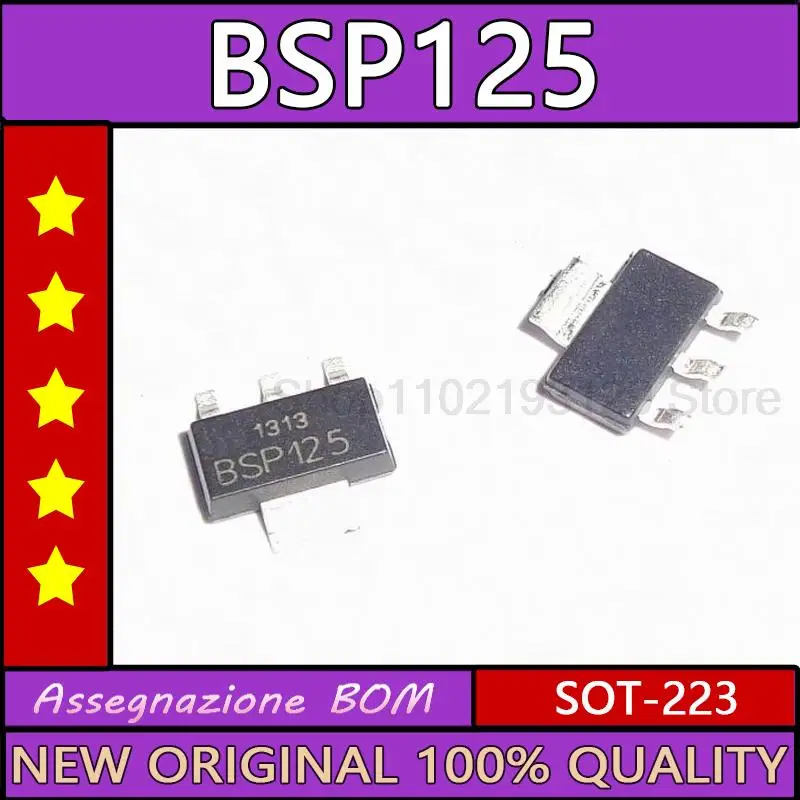 

5 шт./лот Bsp125 l6327 пластырь SOT-223 новый оригинальный импортный