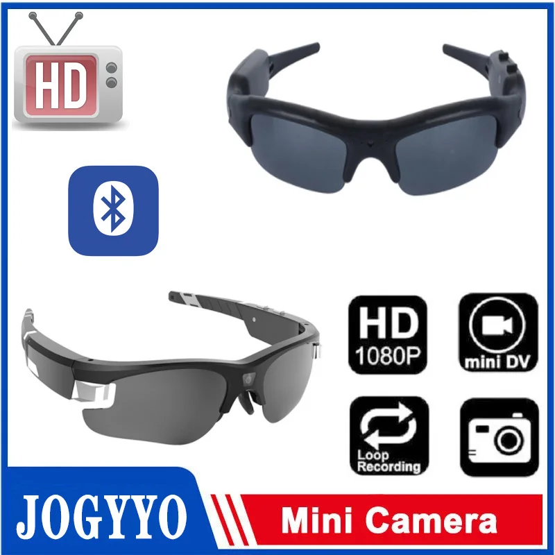 

HD 1080P мини-очки, видеокамера, Фотокамера, наружная видеокамера, спортивные носимые солнцезащитные очки, микро-аудиозаписывающее устройство