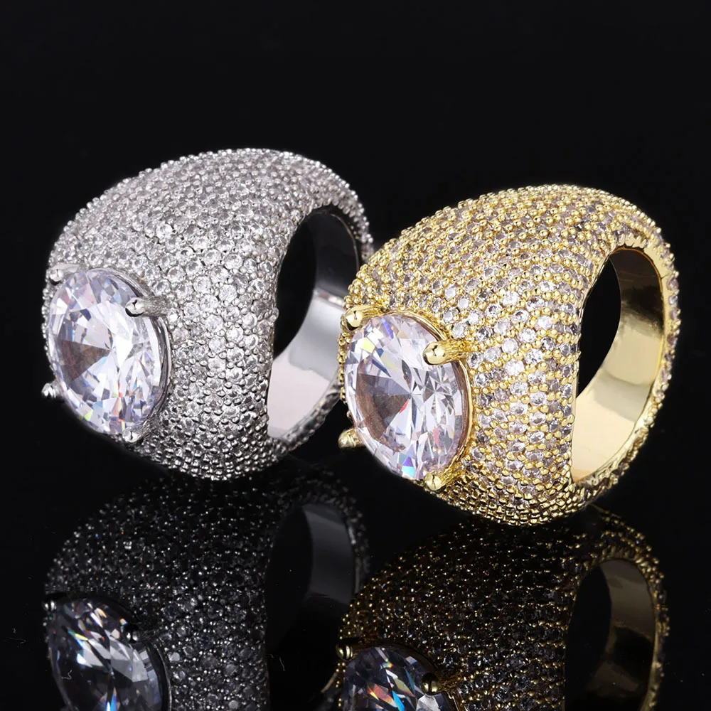 Кольцо с печаткой Ice Out