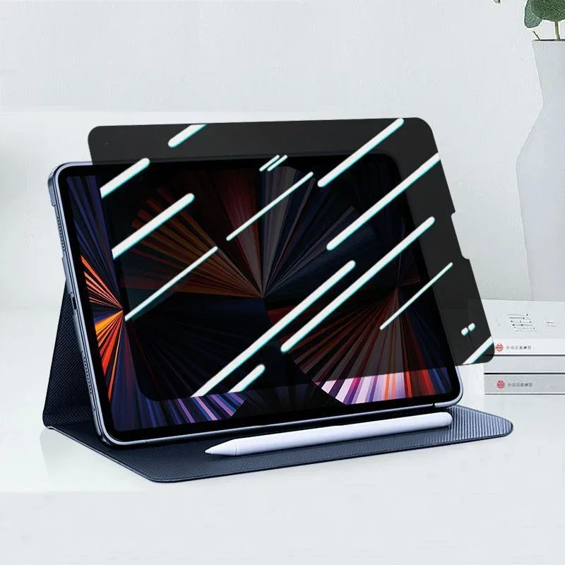 for iPad Privacy Glass Screen Protector 5 6 7 8 9 10 Air 1 2 3 4 Mini Pro 11 12.9 13 inch Anti-peeping Curved Anti-explosion