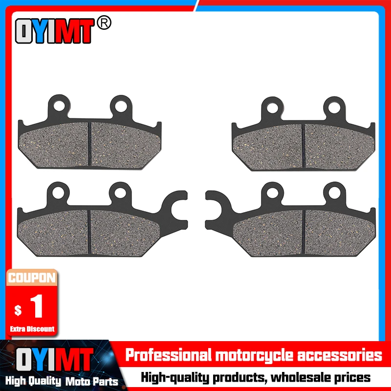 Motorcycle Front Right Left Brake Pads for YAMAHA YXM700E Viking EPS COMO YXM70VPHG YXE70WPHG SE YXM700PSE for CAN-AM Commander