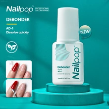 Nailpop Removeing False Nails Debonder Glues for Rhinestone Remover Nail Art Debonder Fast Dissolve Liquid Accessories 10ml