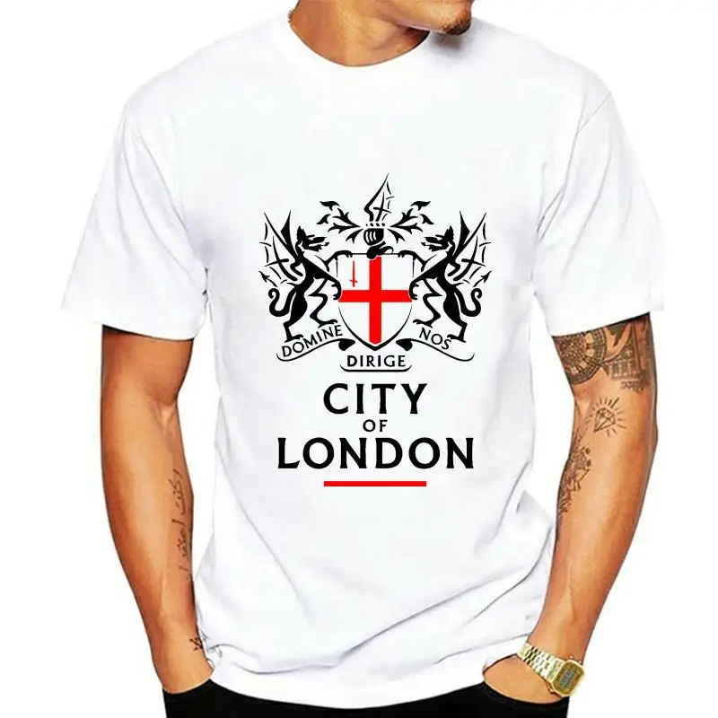 

City Of London T Shirt Young Man New Short Sleeve Casual T-shirt Tee