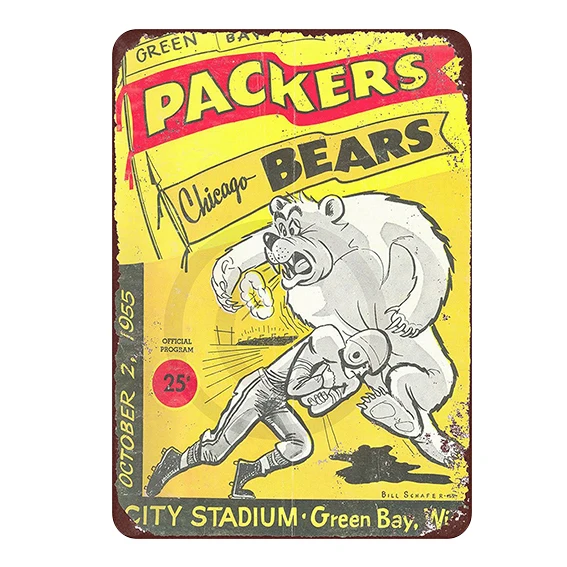 

religious wall plate vintage film funny bear tin sign superhero metal poster