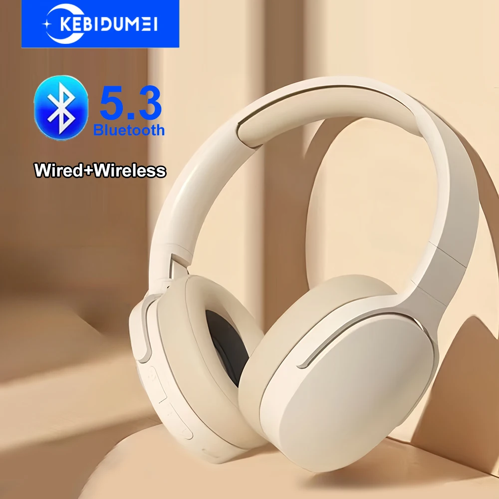 Фото Bluetooth 5,3 гарнитуры игровые наушники двухрежимные беспроводные наушники складные музыкальные гарнитуры с шумоподавлением для iPhone Xiaomi №1