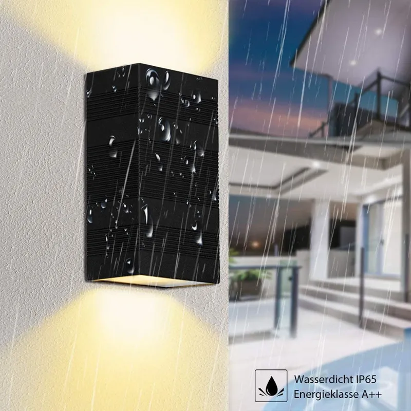 

IP65 waterproof 12W led wall light Surface mounted Die-cast aluminum wall sconce Lampa kinkiet Indoor outdoor deco lighting lamp