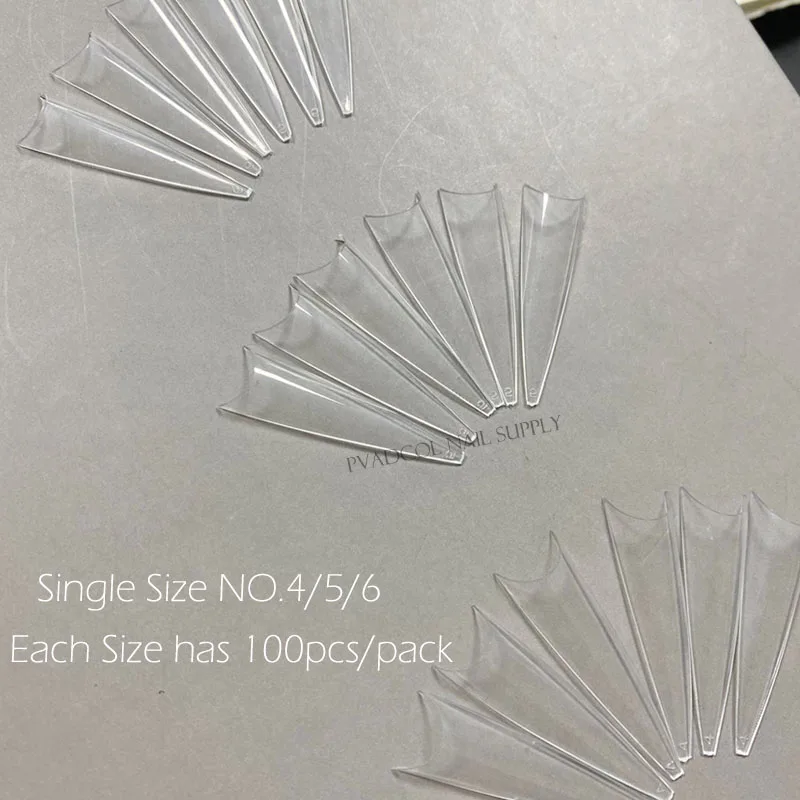 100 шт. накладные ногти для наращивания акрилового геля | Красота и здоровье