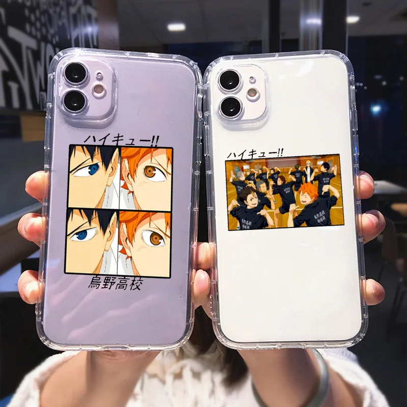 

Anime Haikyuu Love Volleyball Phone Case for iPhone 11 12 13 14 Pro Max Mini X XS Max 8 7 Plus SE XR Cover for iPhone 13 Case