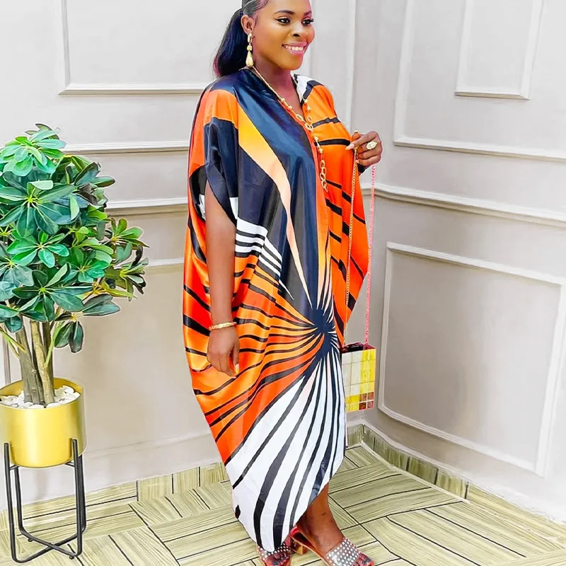 Платье женское с Африканским принтом 2022 |