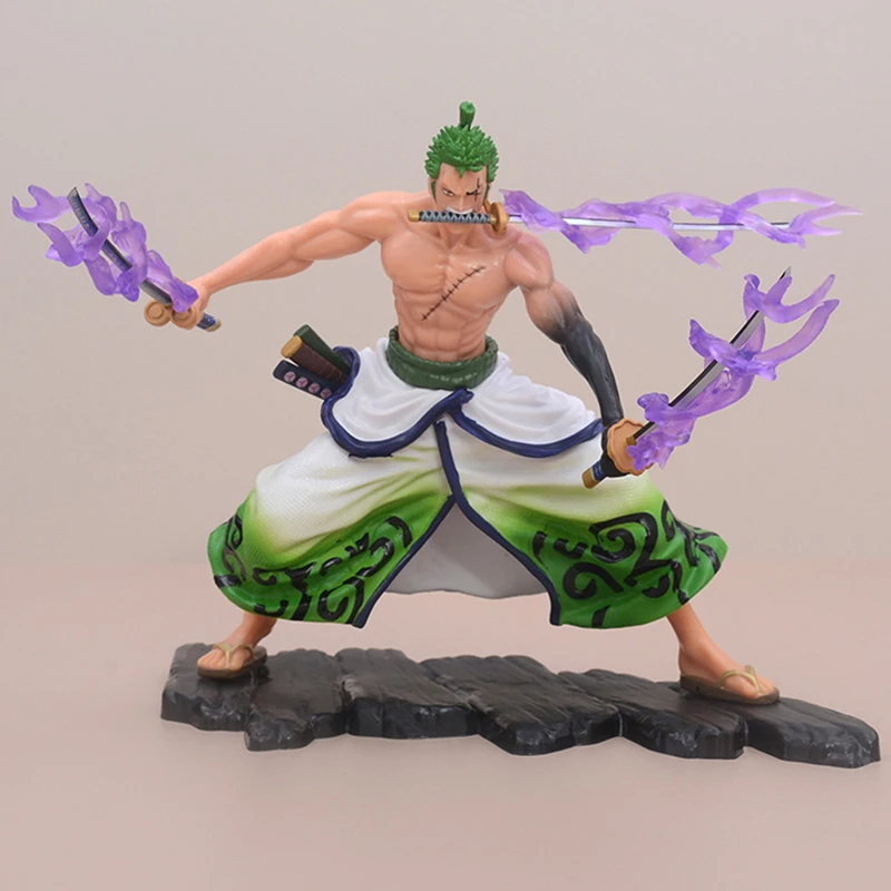 Roronoa Zoro Three-blade Sa-maximum Manga Anime Statue Pvc Action Figure Collection Model Toys Gifts