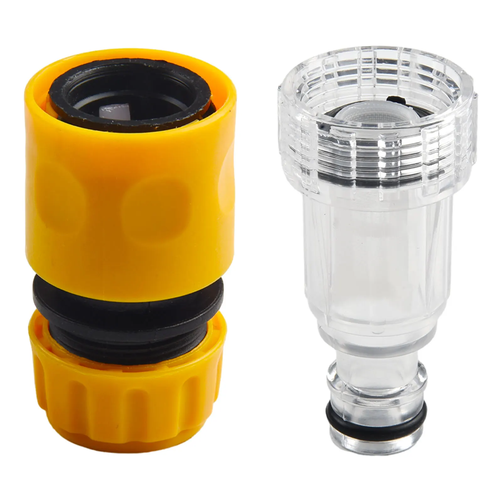 

Car Washer Adapter Pressure Washer Water Connector Filter Set Hose Pipe Fitting Pipe Fitting Nozzle Garden Part Tool