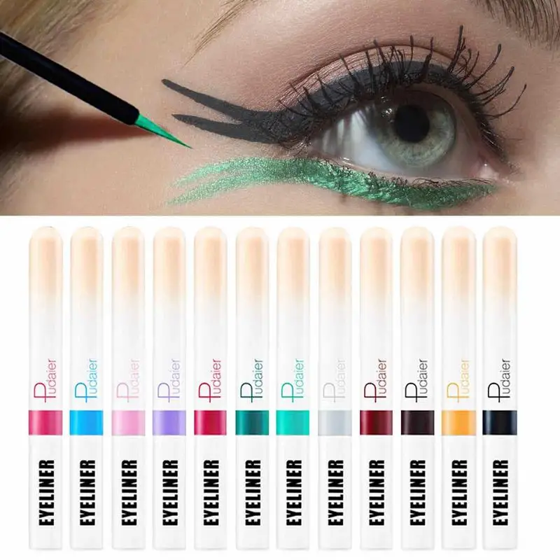 

Neon Liquid Eyeliner Set 12 Colors Gel Eyeliner Great Versatility Liquid Eyeliner Pigmented Long Lasting Waterproof Eyes Makeup