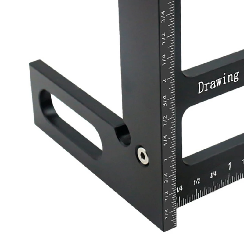 Плотницкий квадратный алюминиевый угловой треугольный линейка прецизионный