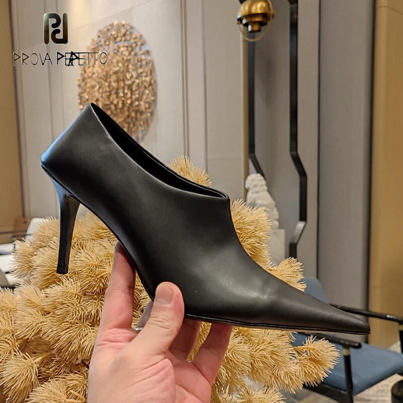 

Элегантные ботинки телесного цвета для женщин с острым носком пикантные слипоны черные белые красные кожаные свадебные туфли Новое поступление модные туфли-лодочки