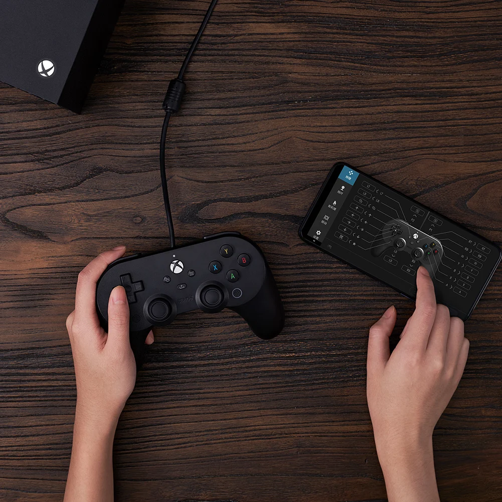 8BitDo Pro 2 Wired Controller for Xbox Series X S One &amp Windows 10 11/ Android iOS Game Vibration Gamepad | Электроника