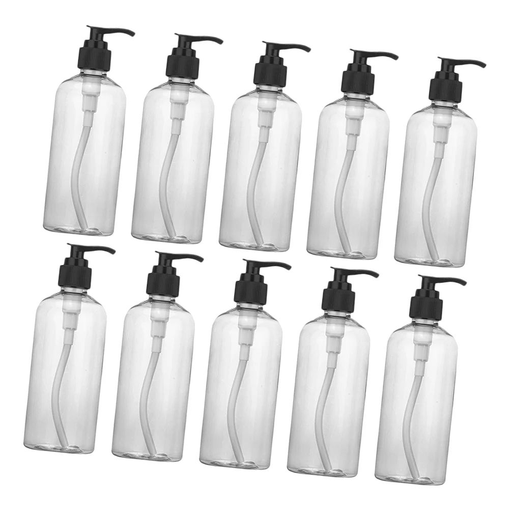 8 Pcs Press Pump Bottle Clear Container Travel Dispenser Bottle Empty Bottles Foaming Dispenser Empty Dispenser Bottle