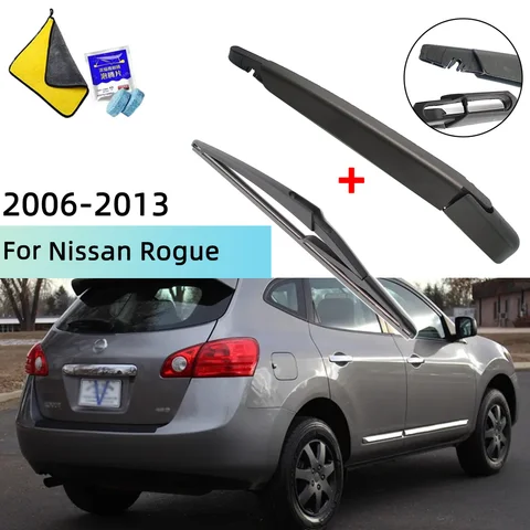 Подходит для Nissan Rogue 2006-2013 годов, щетка заднего стеклоочистителя, рычаг стеклоочистителя, щетки для стеклоочистителей, аксессуары для чистки