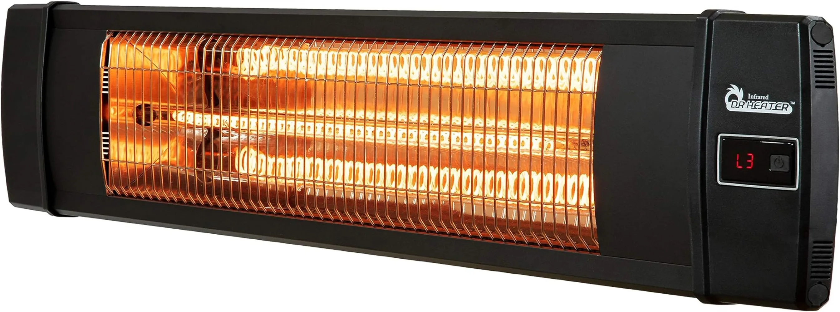 

Infrared Heater Carbon Infrared Outdoor Heater for Restaurant, Patio, Backyard, Garage, and Decks, Standard, Black