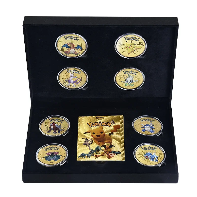 

customed design Coleccin de regalos de cumpleaos de 48 insignias conmemorativas de anime mongol chapado en oro y plata