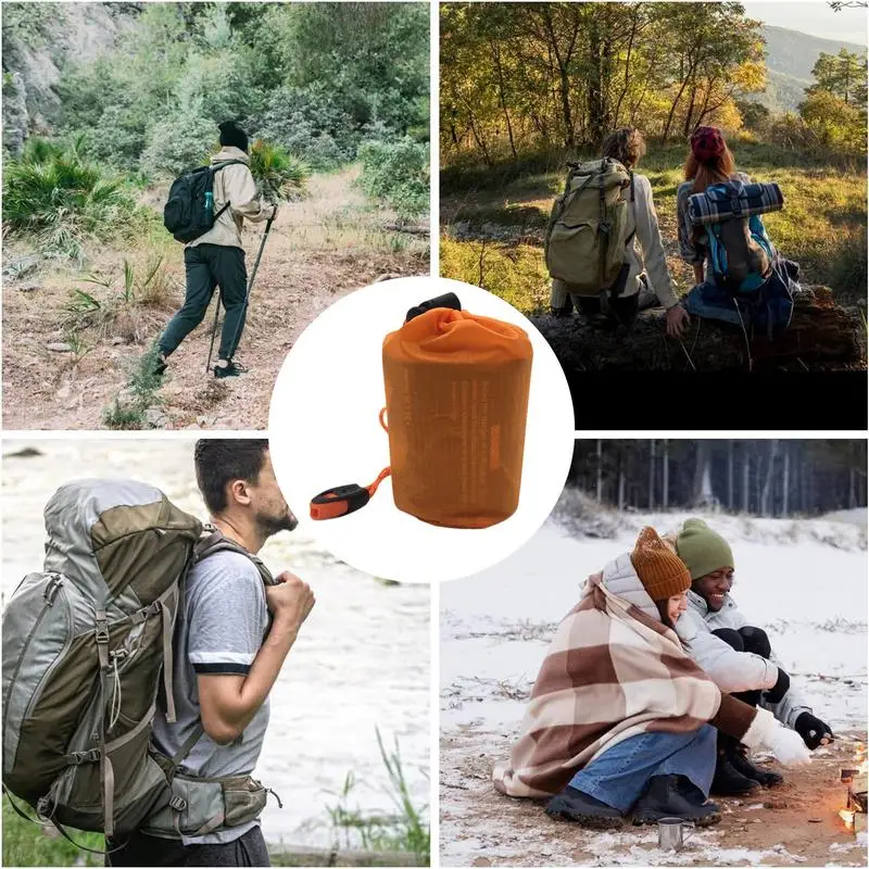 Мешок Bivy для кемпинга водонепроницаемый легкий спальный мешок выживания