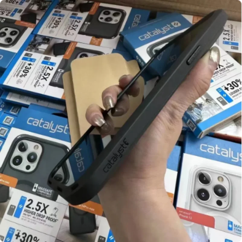 Transparente fosco Anti Drop Phone Case, adequado para iPhone 13 Pro, Magsafe, forte magnético, iPhone 14 Plus Pro Max, catalisa