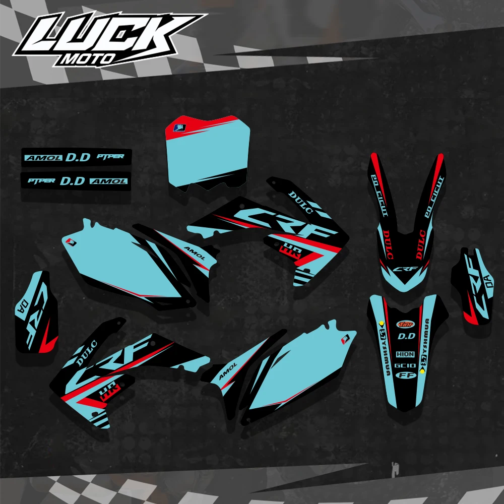 

Графическая фоновая наклейка для Honda CRF450R CRF450 2009-2012 CRF250R CRF250 2010-2013 CRF 250 250R 450R