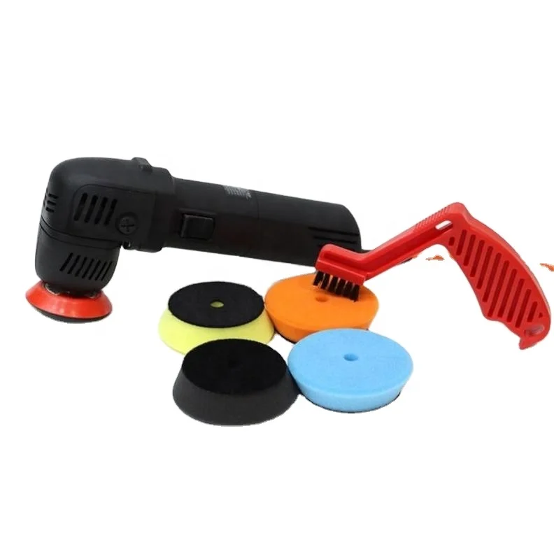 

710W 3 Inch DA 12mm Dual Action Polishing Polisher Machine Car Washer Care Wash Equipment Cleaning Detailing Products Kits