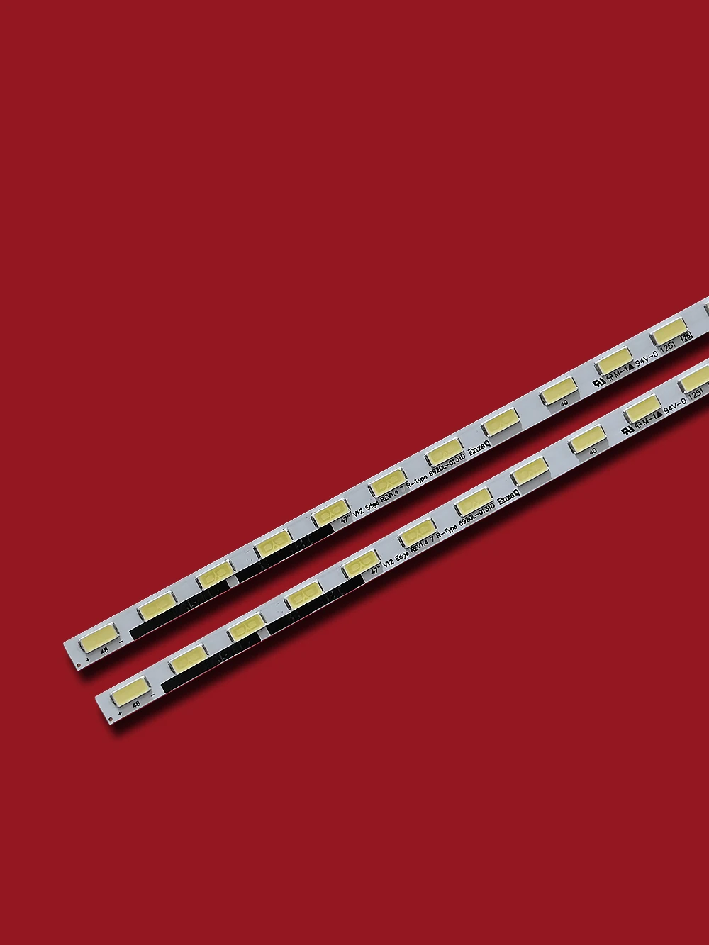 

New 2 PCS*48LED LED strip 47" V12 Edge R L type 6920L-0131D 6920L-0131C for 6922L-0017A 6922L-0018A 47LM6200 LC470EUE LED47K560J