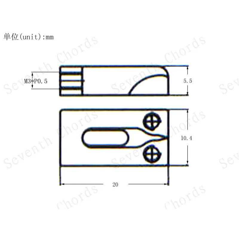 6 шт. Золотой мост тремоло для электрогитары