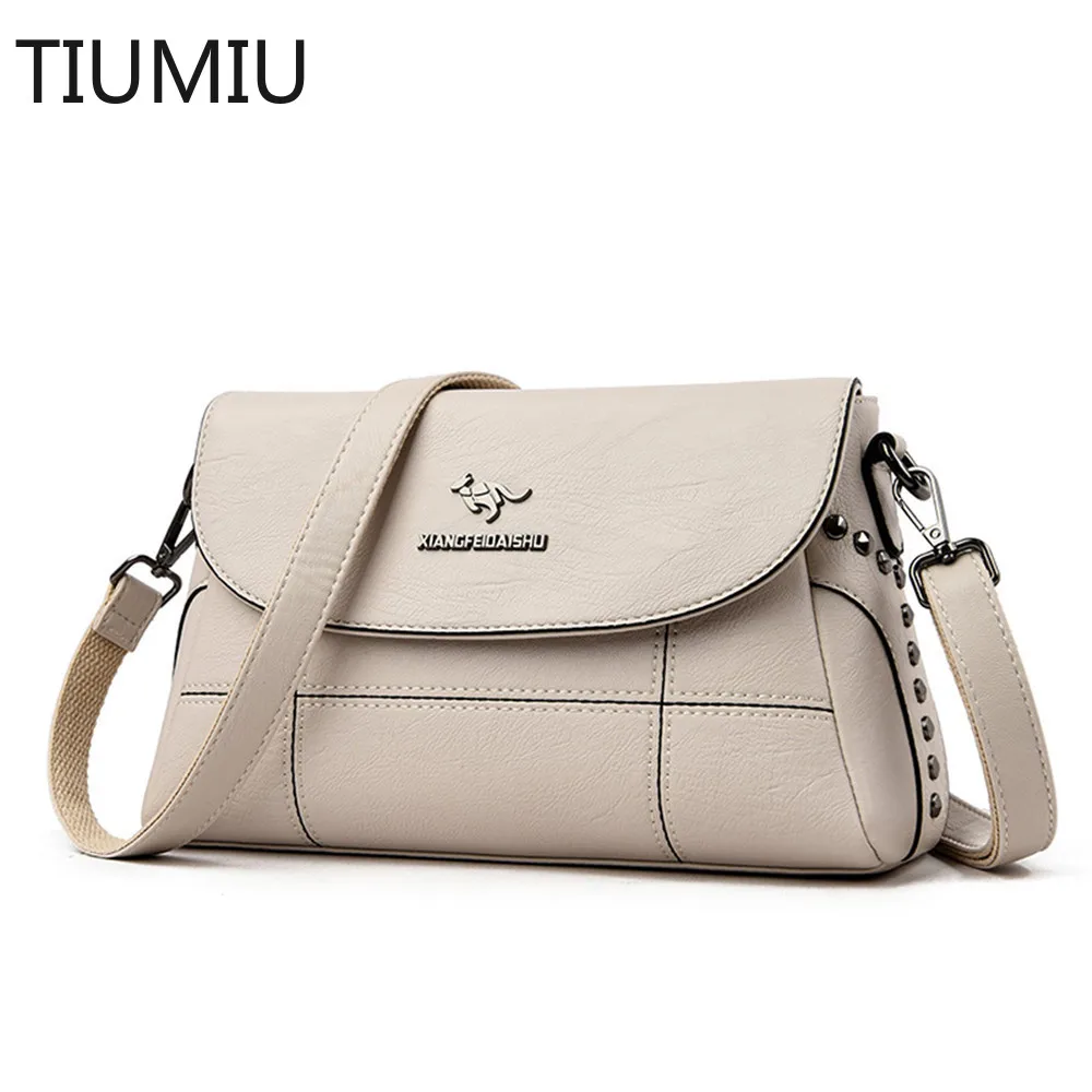 

Luxury White Women Messenger Bags Female Leather Handbags Small Crossbody Bag For Women Shoulder Bags Famous Brand Designers New