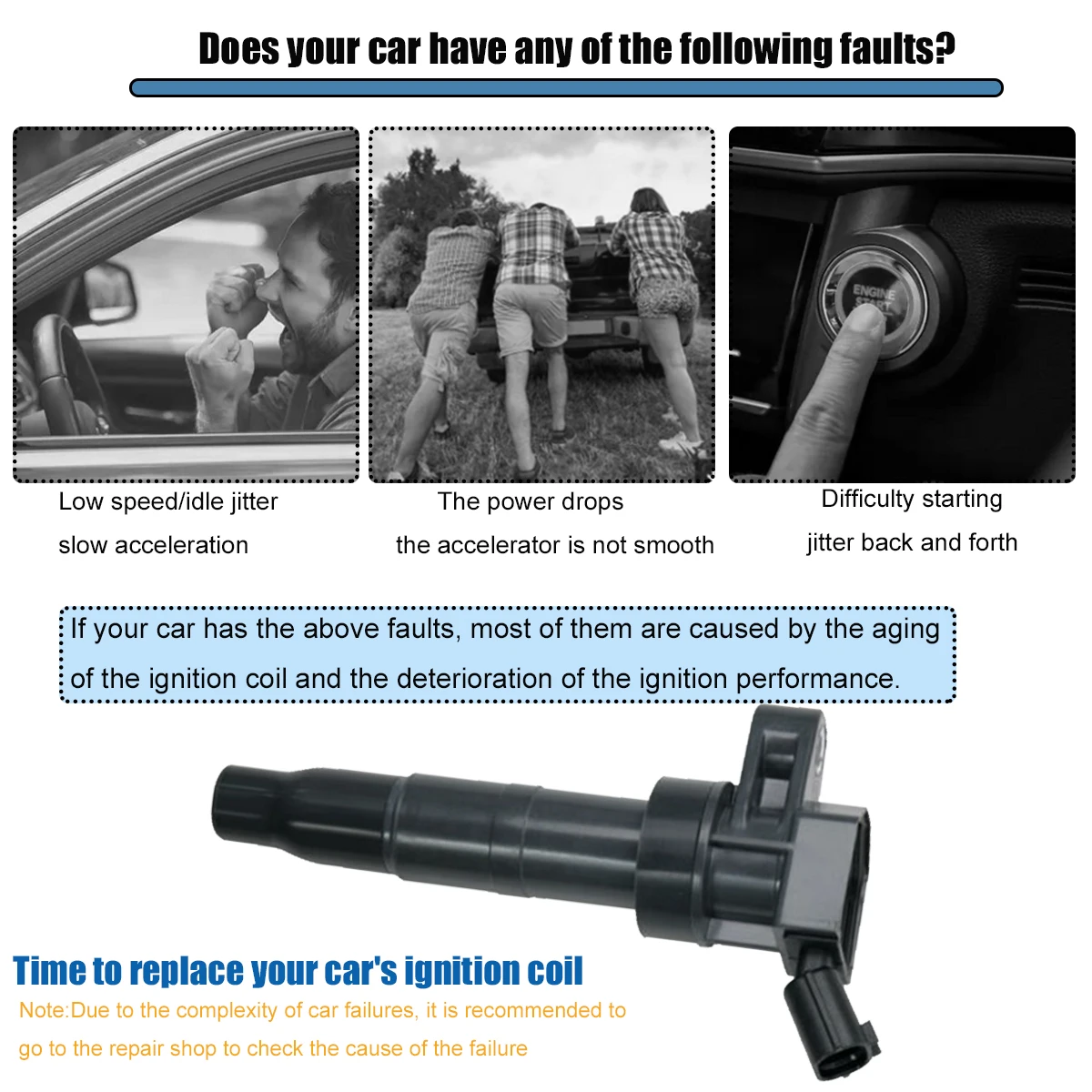 Новая катушка зажигания 27300-3F100 для Hyundai Santa Fe Sonata Genesis Tucson Kia Forte Forte5 Koup Optima UF611 UF-611