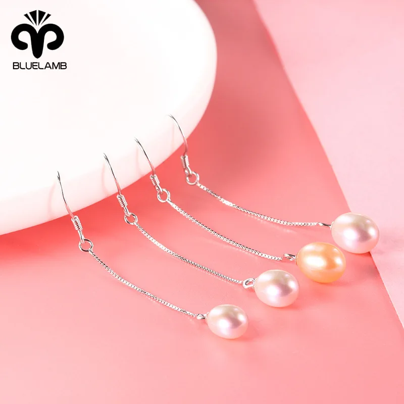 

Женские серьги из серебра 925 пробы с натуральным жемчугом