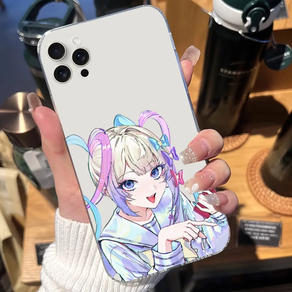 Прозрачный чехол для телефона Game N-Needy Girl iPhone Mini Plus 11 13 12 14 15 16 Pro XS Max