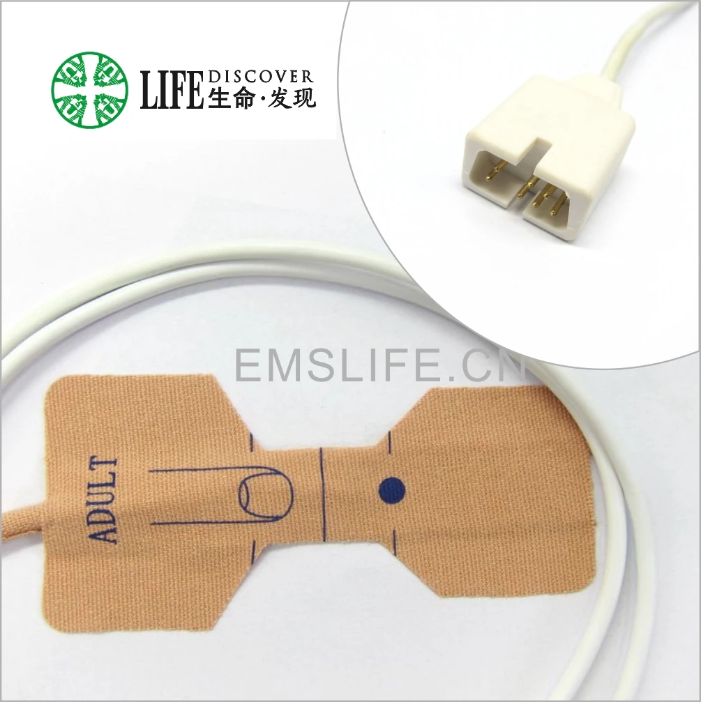 

10pcs packing Disposable oxygen spo2 sensor for ne-llcor nonoximax adult pediatric infant neonate size