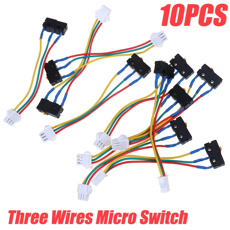 

10PCS Universal Gas Water Heater Micro Switch Three Wires Small On-off Control Without Splinter Gas System Switch Parts