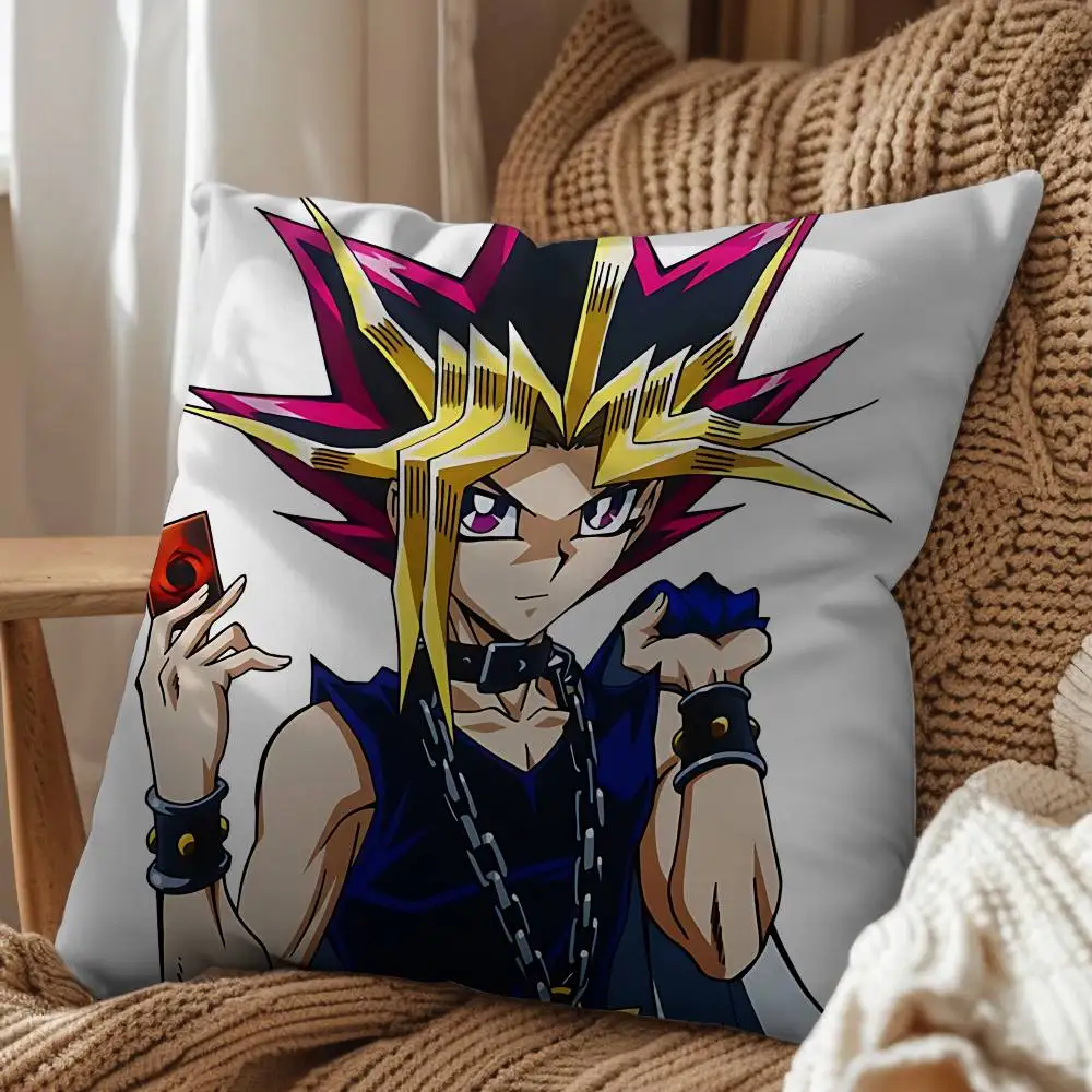 Фото Чехол для подушки Black Magician Yami Yugi Game YuGiOh, для отдыха, для дивана, для дома, для спальни, для гостиной, квадратная подушка-спинка, декоративная подушка №4