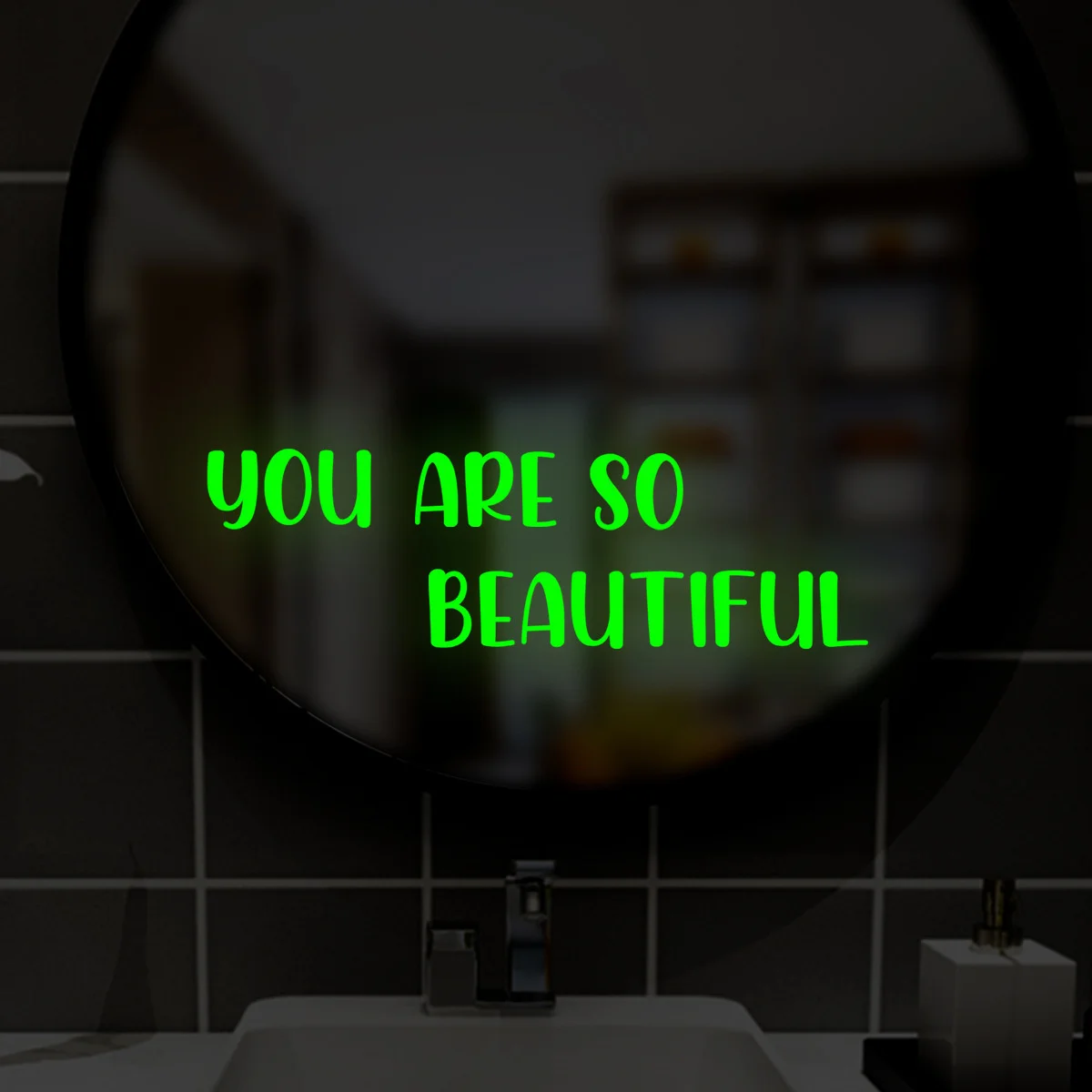 

Модные наклейки для украшения дома, теплые наклейки на стену с надписью «You Are So Beautiful» на английском языке, креативные наклейки для украшения дома