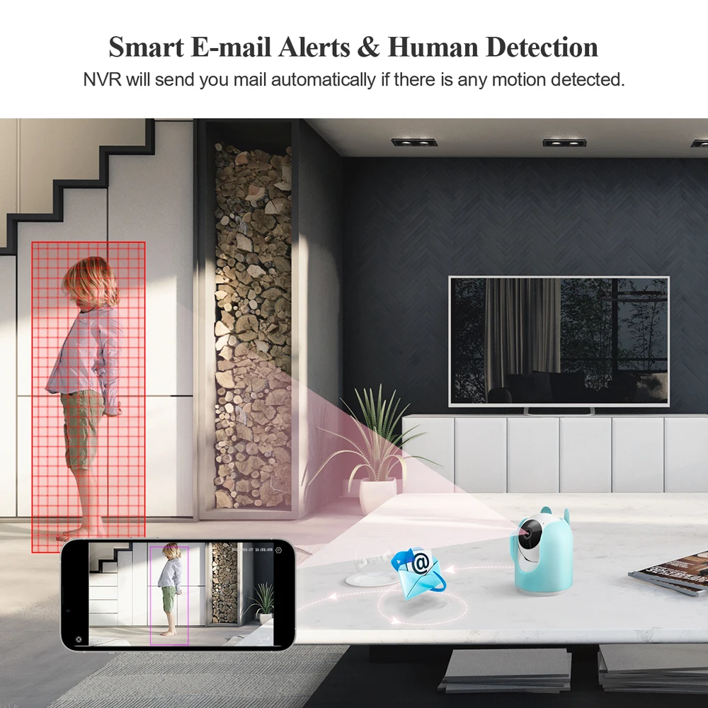 IP-камера видеонаблюдения Techage HD 3 Мп с поддержкой Wi-Fi |