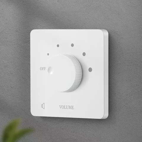 Переключатель регулировки громкости 5, регулирует модный одноканальный настенный фиксированный музыкальный динамик, мощная умная домашняя система
